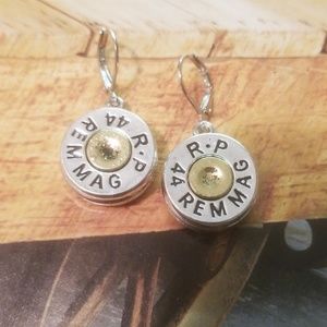 Shot gun shell earrings 44 Mag